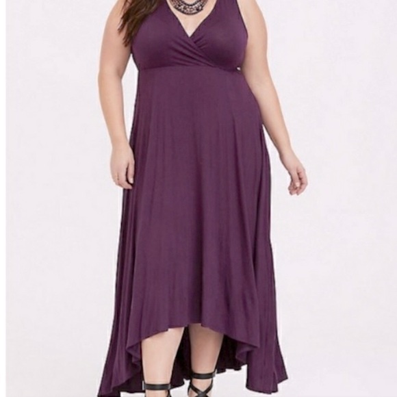 torrid Dresses & Skirts - Torrid Long Graceful Sleeveless Jersy High Low Dress. Size 2/ 2X.